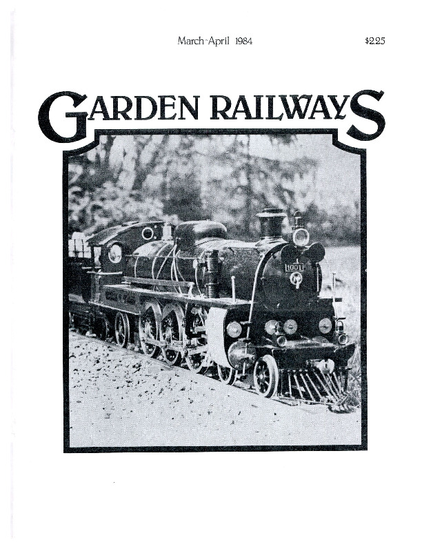 Garden Railways, March/April 1984