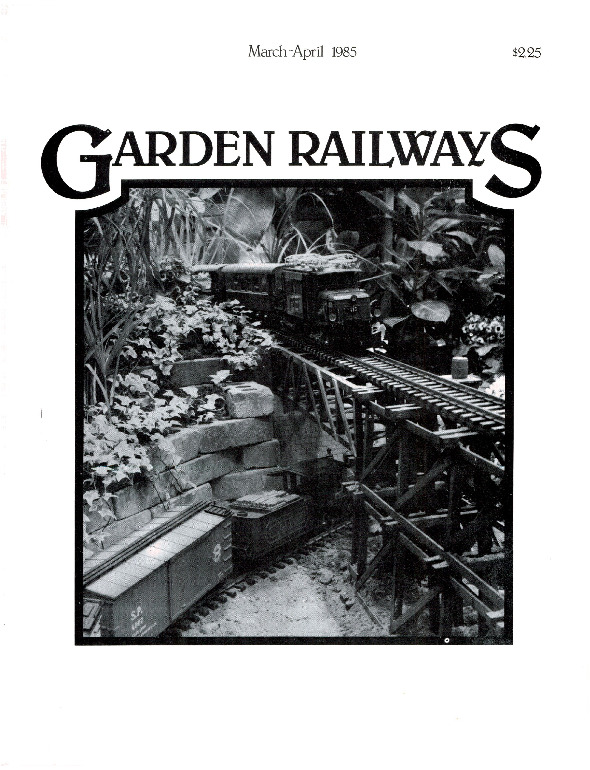 Garden Railways, March/April 1985