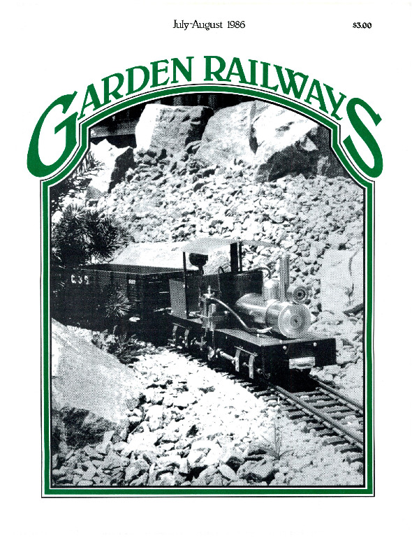 Garden Railways, July/August 1986