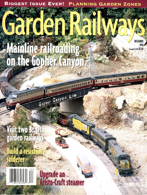 Garden Railways, December 1997