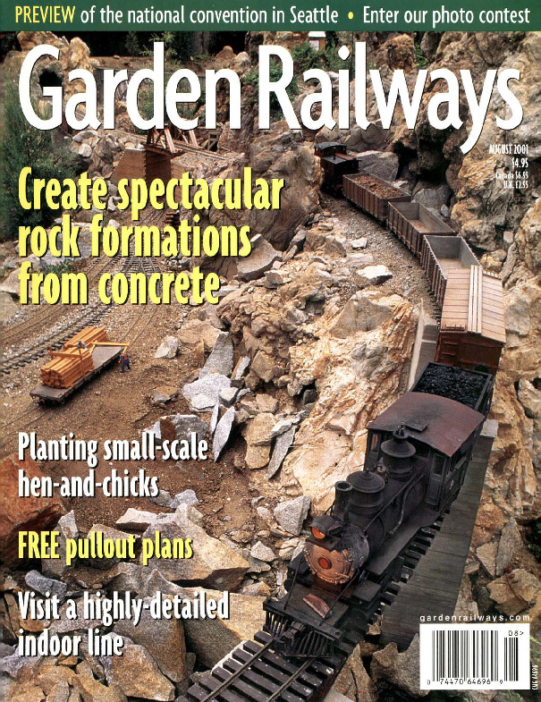 Garden Railways, August 2001