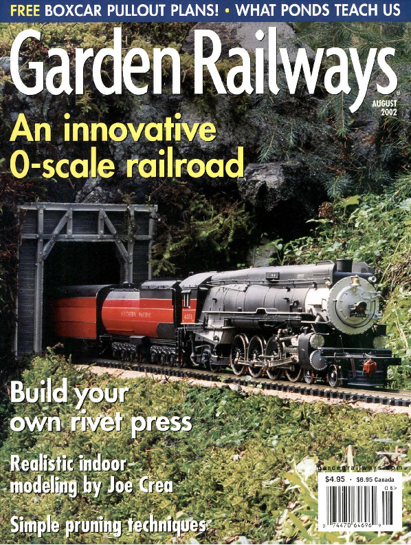 Garden Railways, August 2002