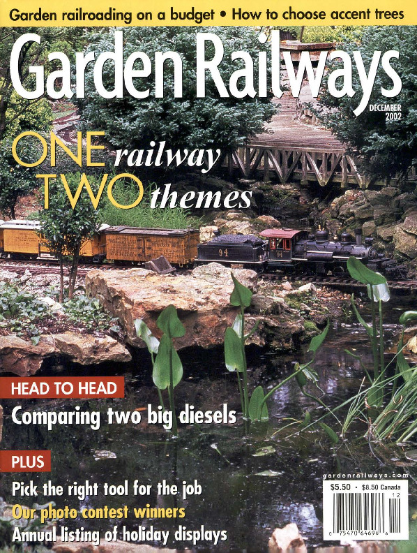 Garden Railways, December 2002