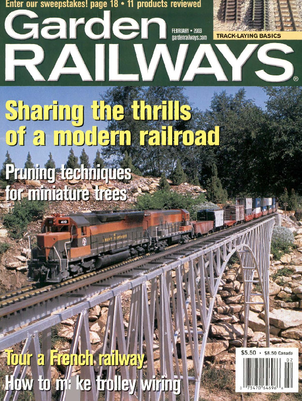 Garden Railways, February 2003