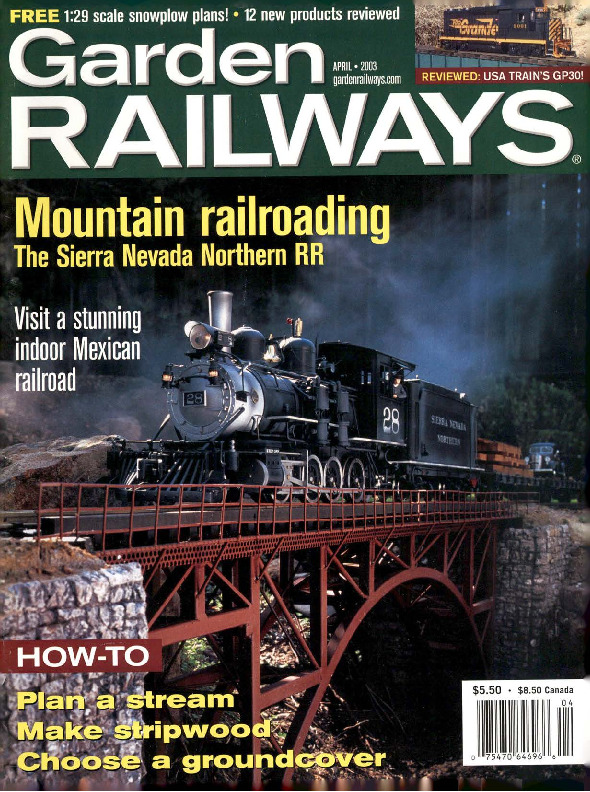Garden Railways, April 2003