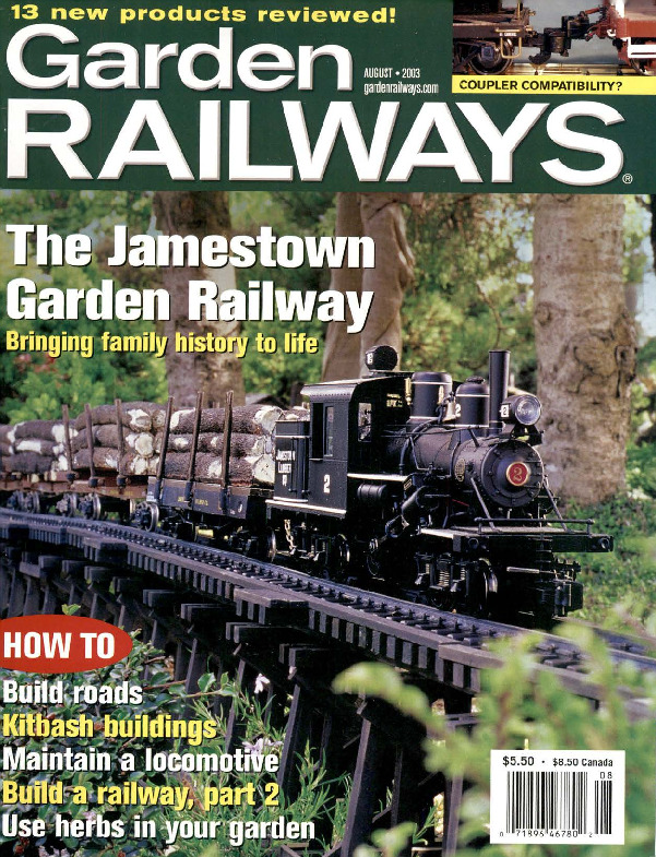 Garden Railways, August 2003