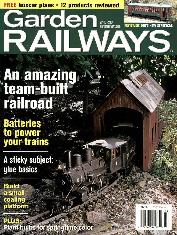 Garden Railways, April 2004