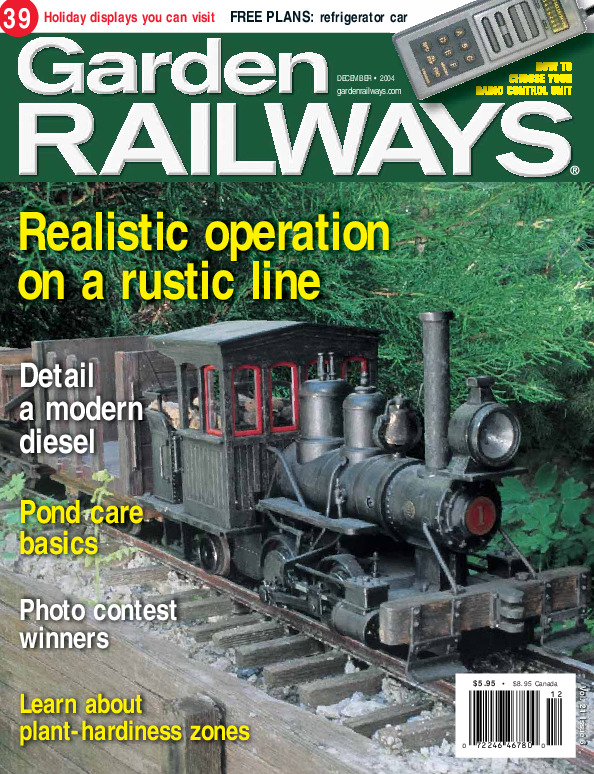 Garden Railways, December 2004