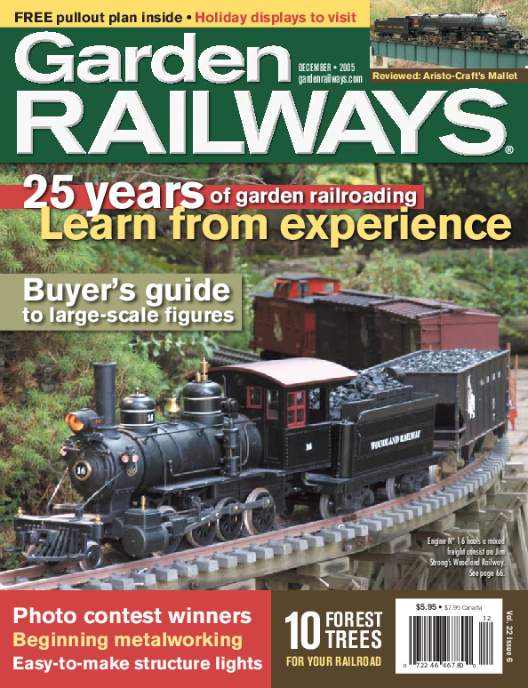 Garden Railways, December 2005