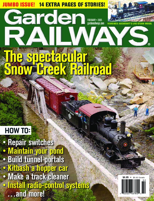 Garden Railways, February 2005