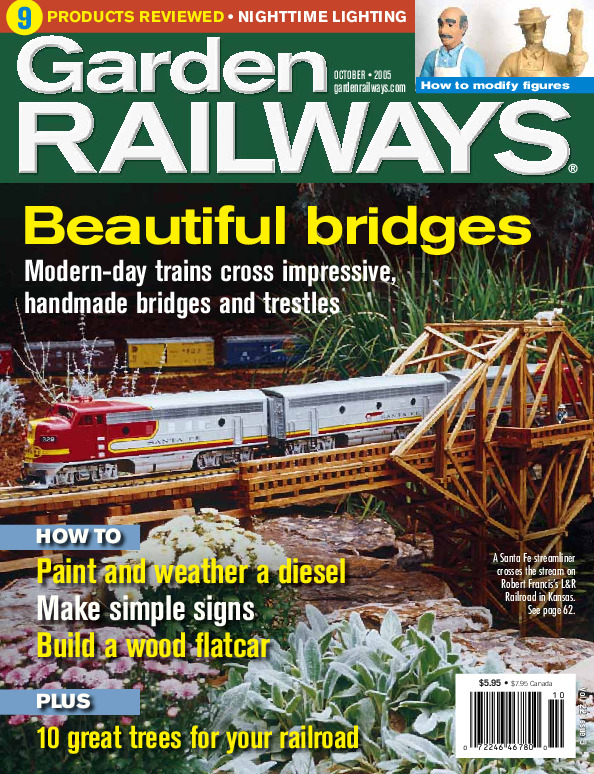 Garden Railways, October 2005