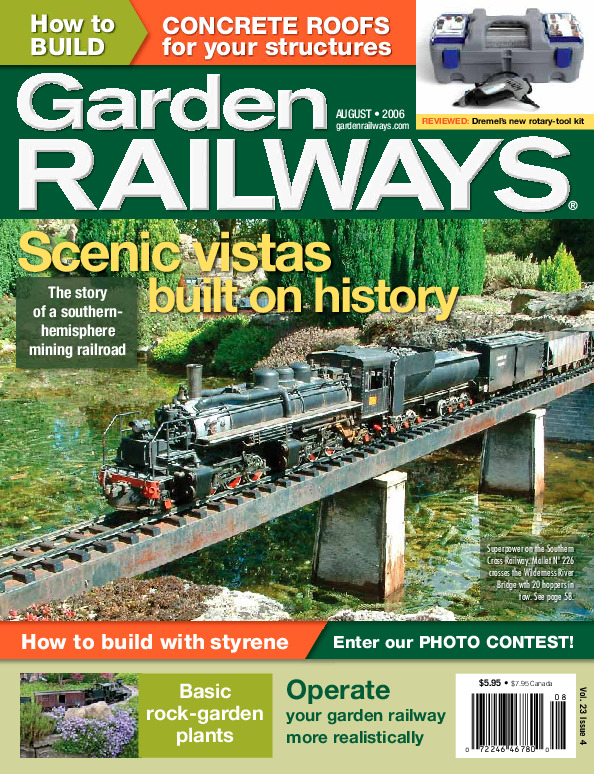 Garden Railways, August 2006