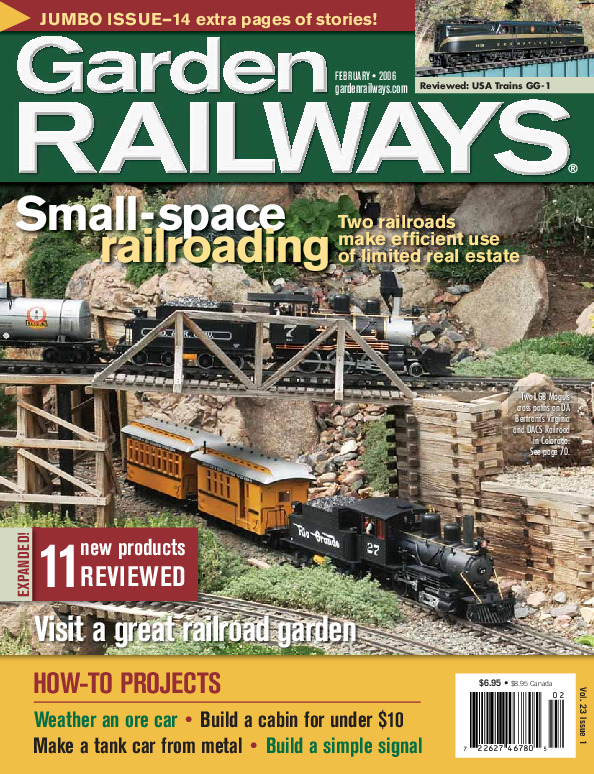 Garden Railways, February 2006