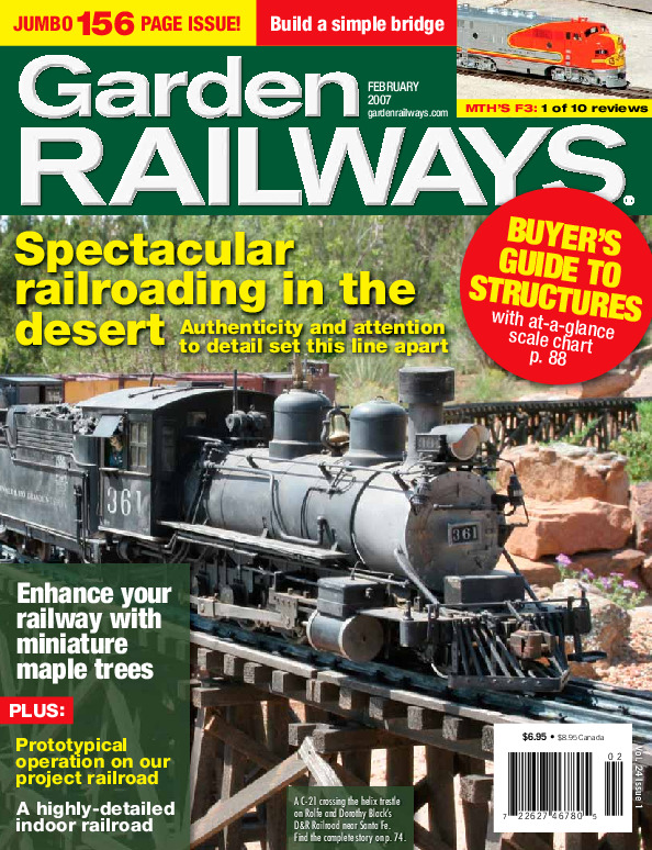 Garden Railways, February 2007