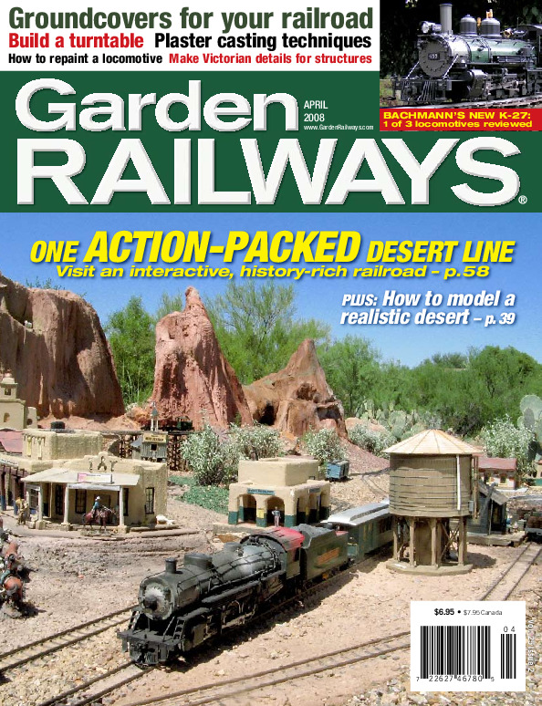 Garden Railways, April 2008