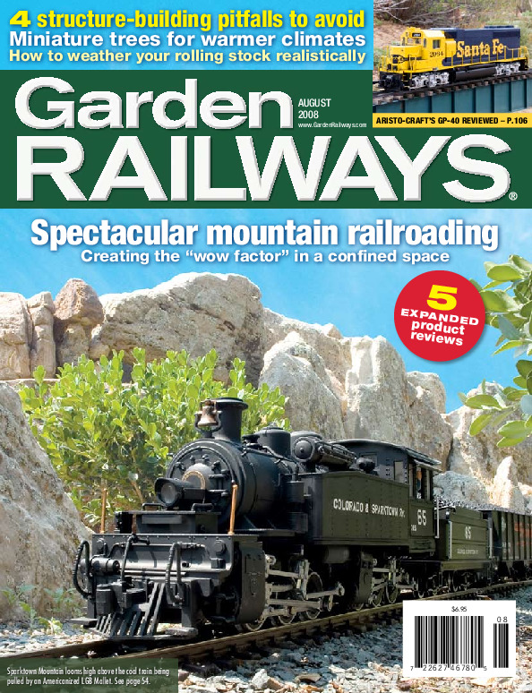 Garden Railways, August 2008
