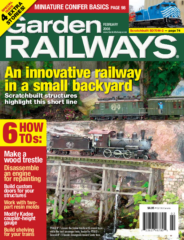 Garden Railways, February 2008