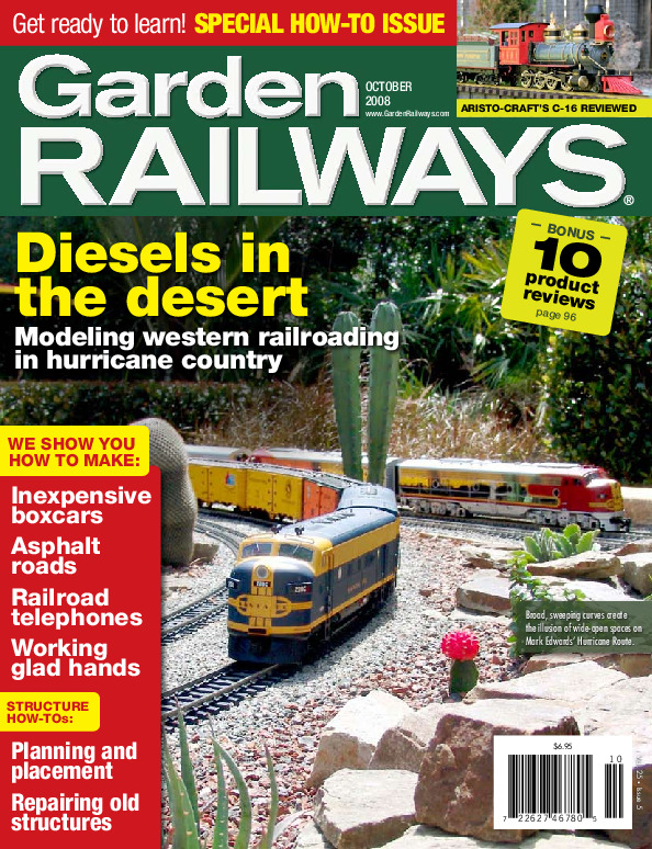 Garden Railways, October 2008