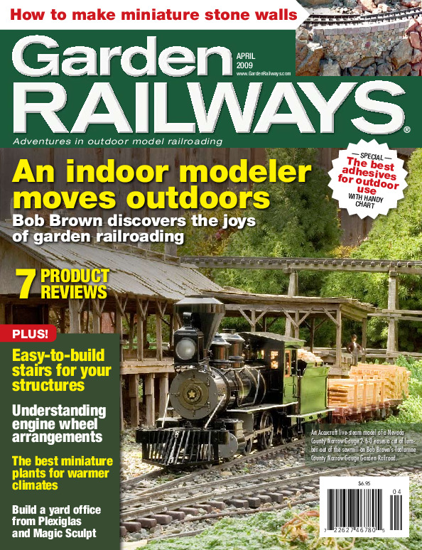 Garden Railways, April 2009