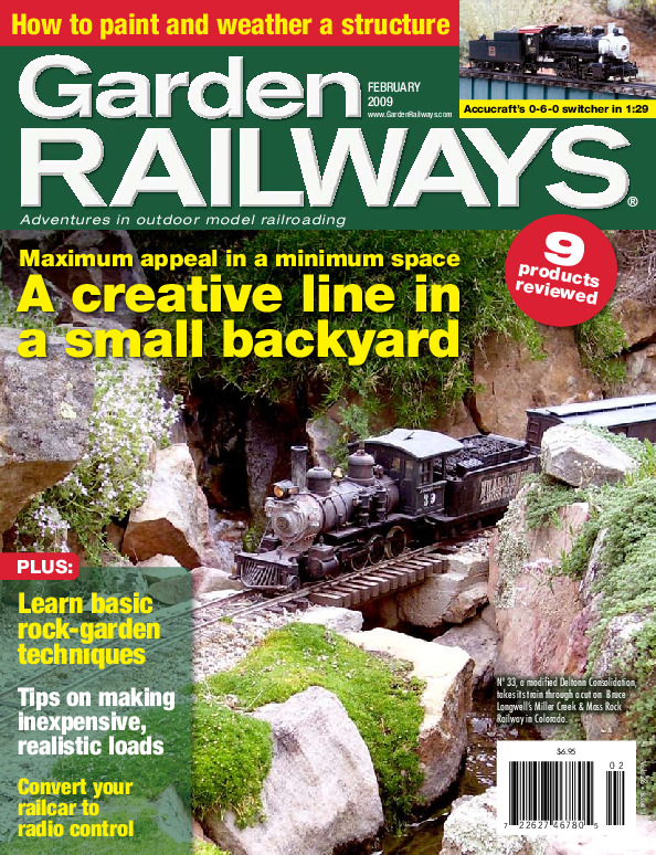 Garden Railways, February 2009