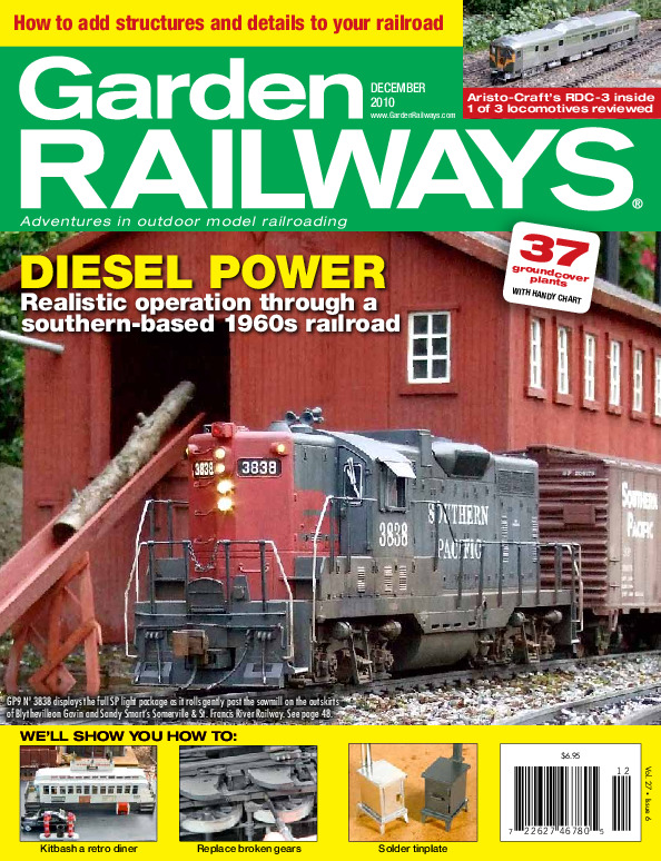 Garden Railways, December 2010