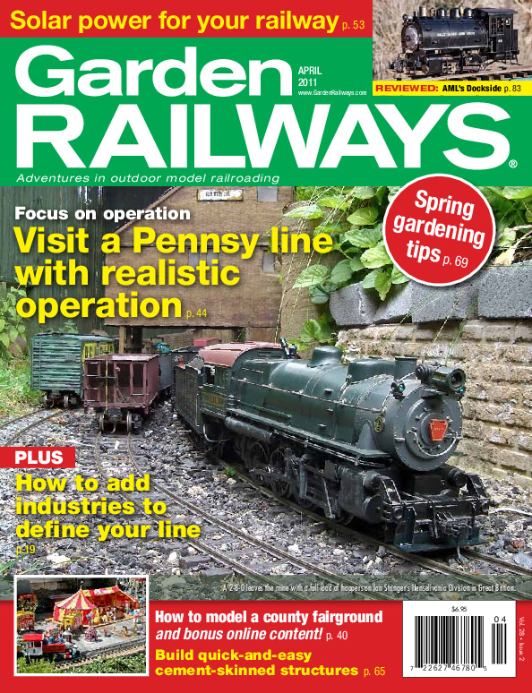 Garden Railways, April 2011
