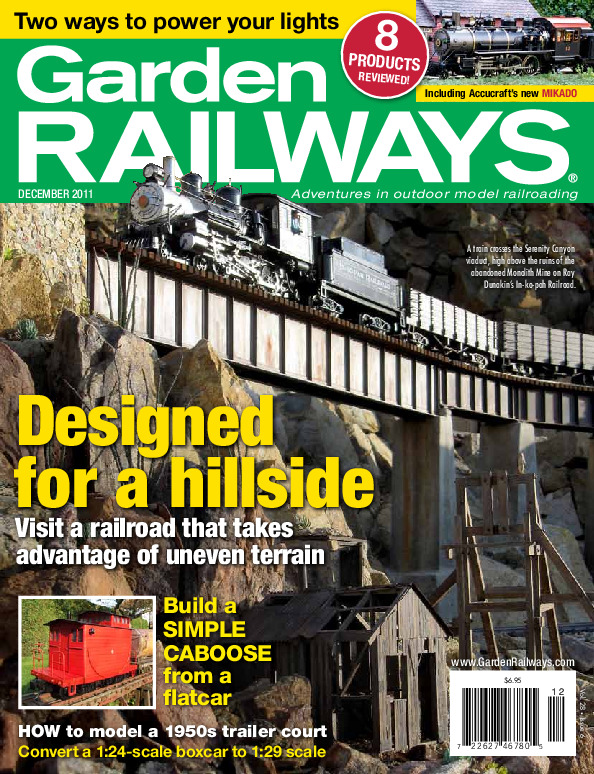Garden Railways, December 2011