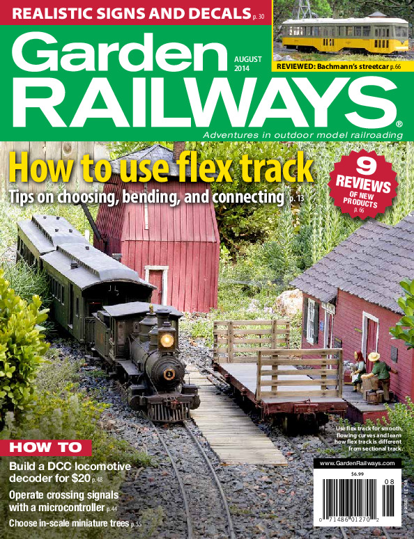 Garden Railways, August 2014