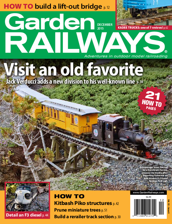 Garden Railways, December 2015