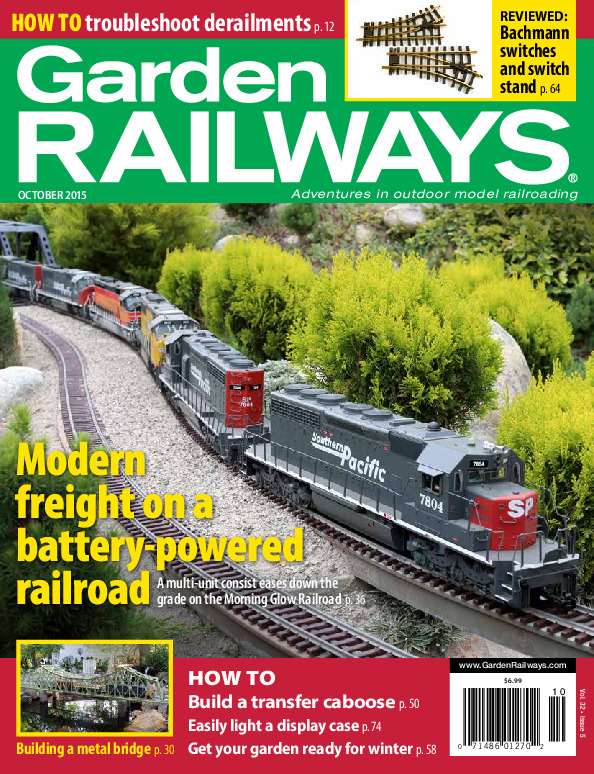 Garden Railways, October 2015