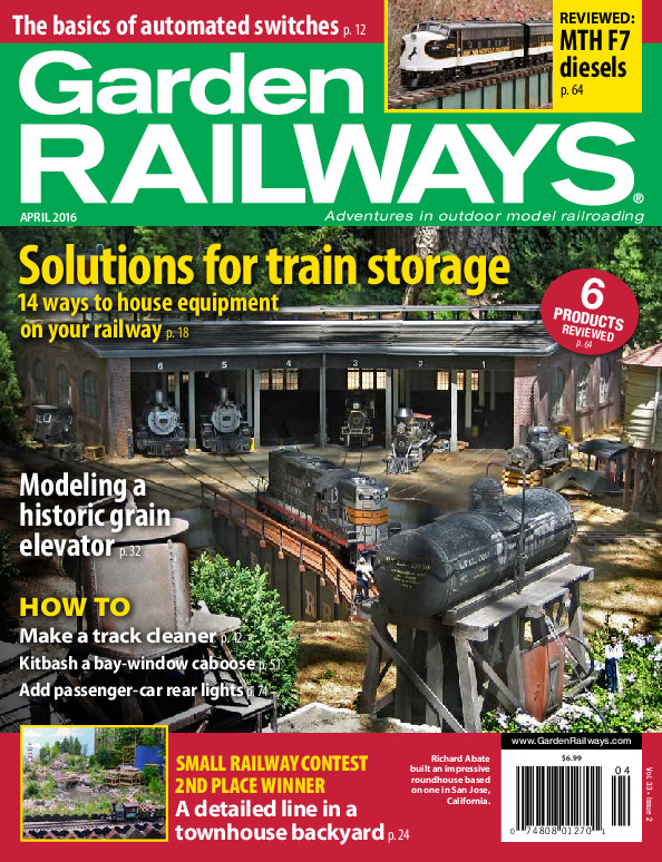 Garden Railways, April 2016