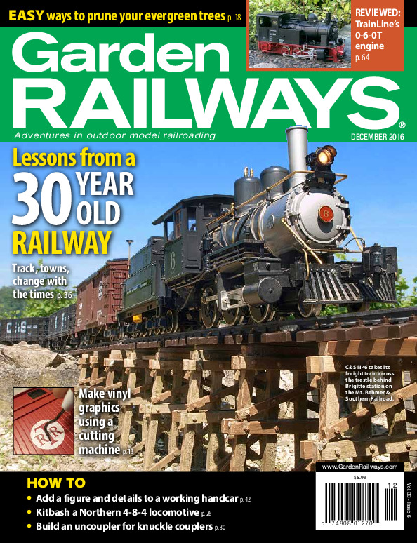 Garden Railways, December 2016