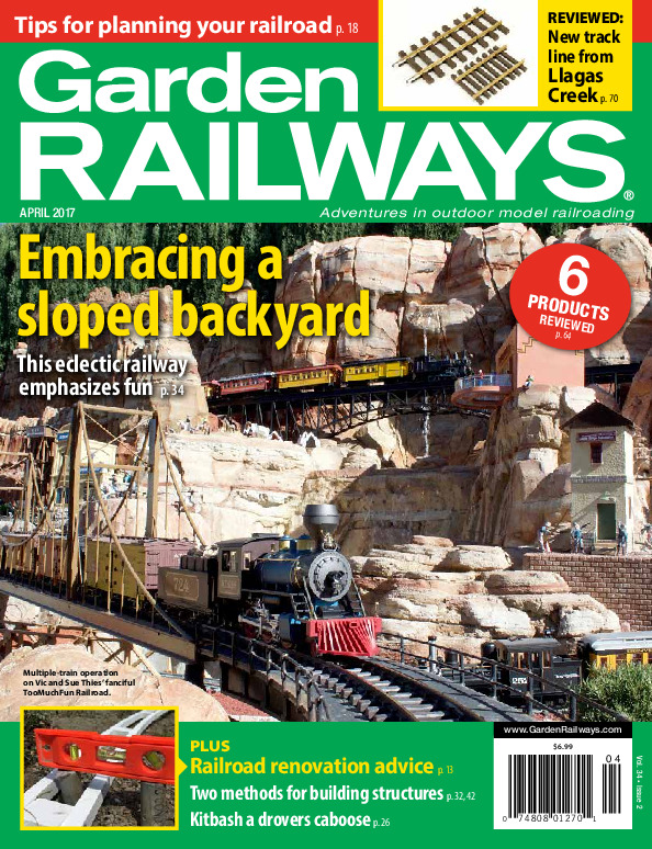 Garden Railways, April 2017