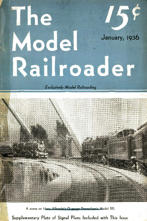 Model Railroader, January 1936