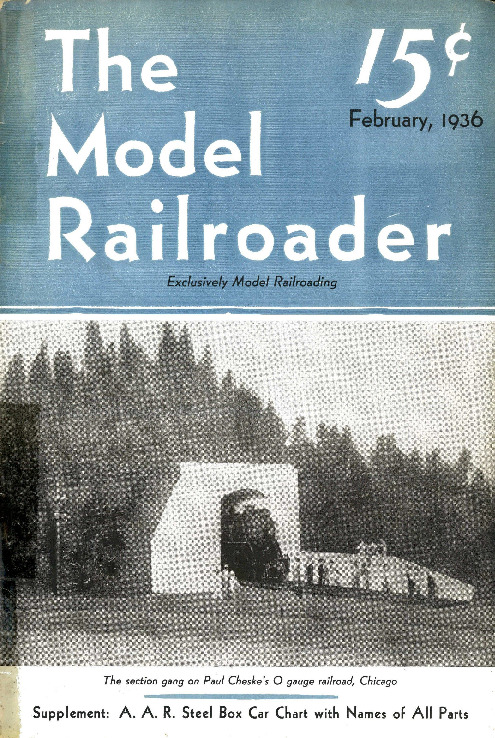 Model Railroader, February 1936