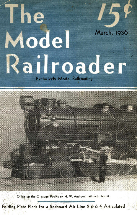 Model Railroader, March 1936
