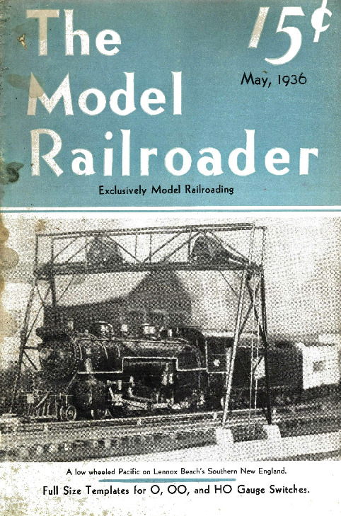 Model Railroader, May 1936