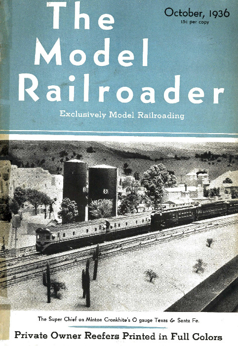 Model Railroader, October 1936