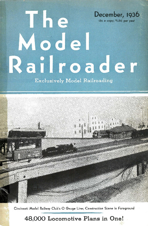 Model Railroader, December 1936