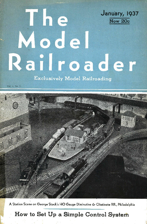 Model Railroader, January 1937
