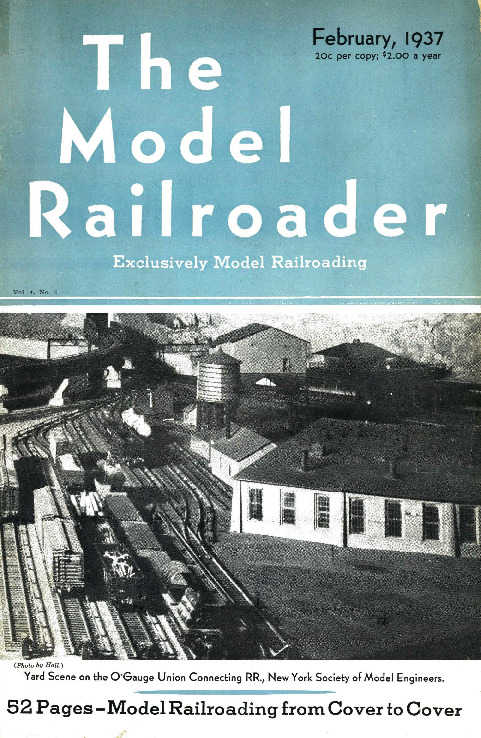 Model Railroader, February 1937