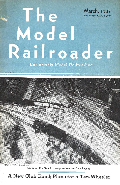 Model Railroader, March 1937