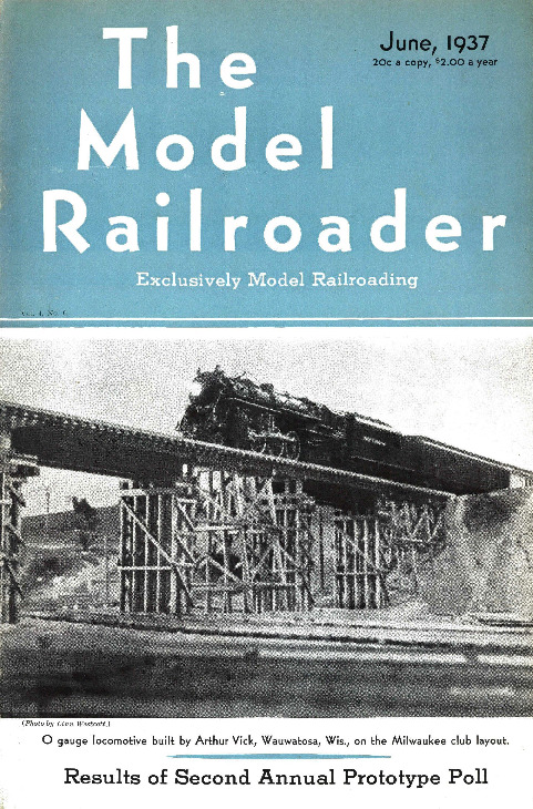 Model Railroader, June 1937