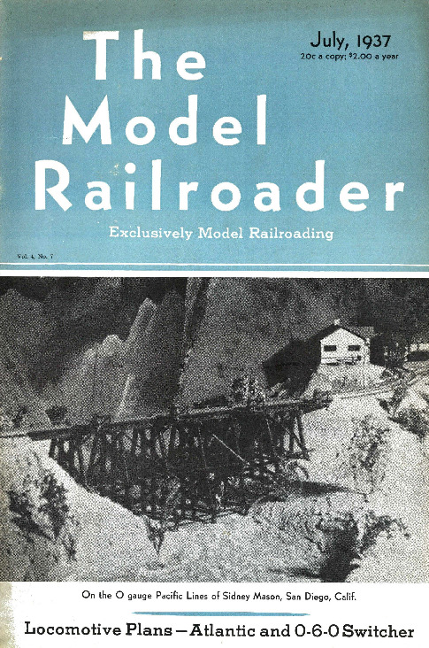 Model Railroader, July 1937