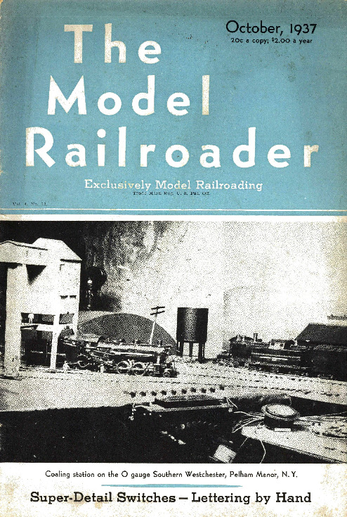 Model Railroader, October 1937