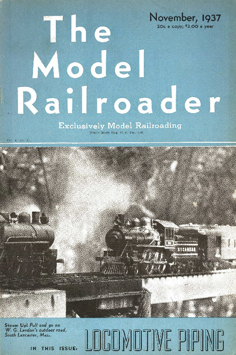 Model Railroader, November 1937