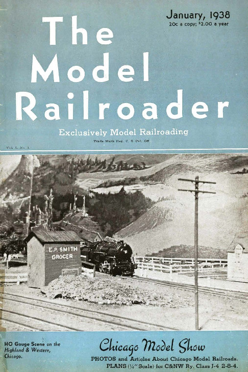 Model Railroader, January 1938
