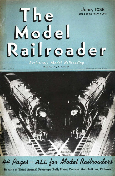 Model Railroader, June 1938