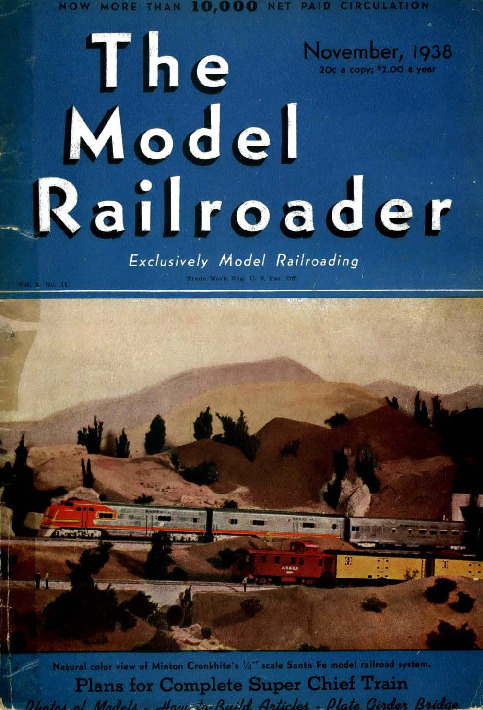 Model Railroader, November 1938
