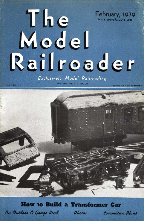 Model Railroader, February 1939